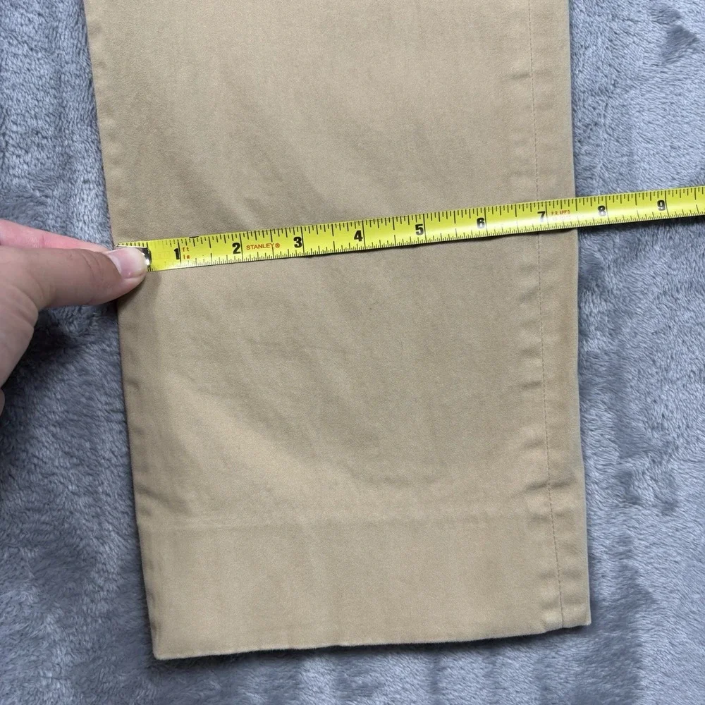 Zanella Parker Pants Men's 36x32 Khaki Made in Italy Cotton Stretch Flat Front*